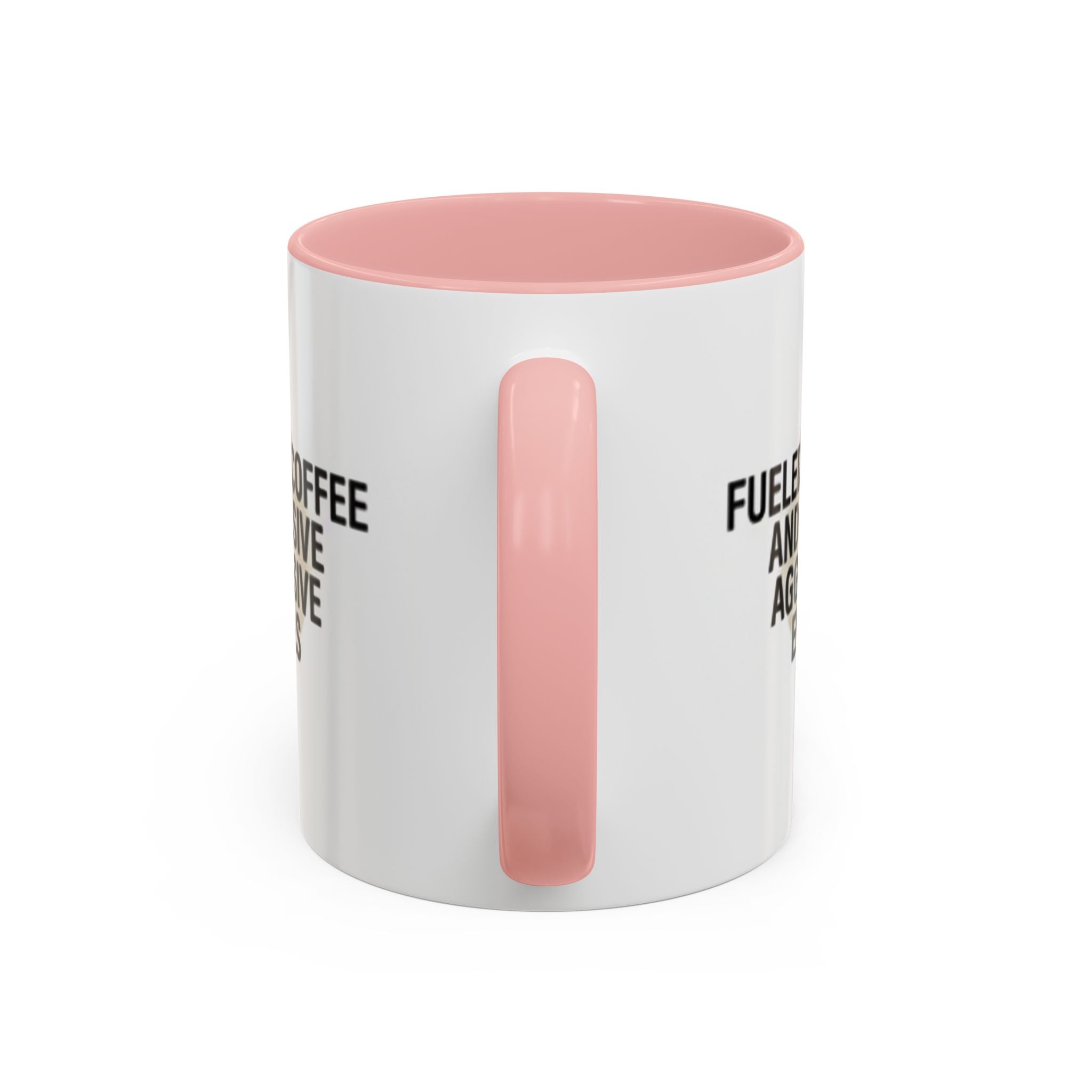 Fueled by Coffee and Passive Aggressive Emails Accent Coffee Mug — 11/15oz
