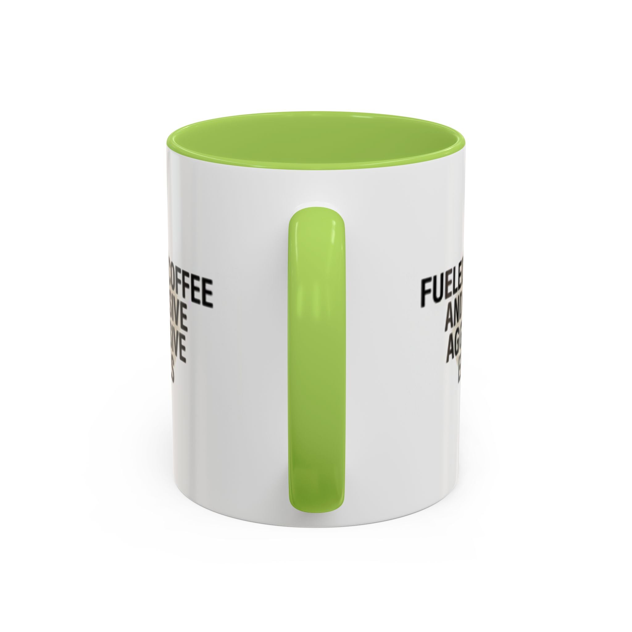 Fueled by Coffee and Passive Aggressive Emails Accent Coffee Mug — 11/15oz