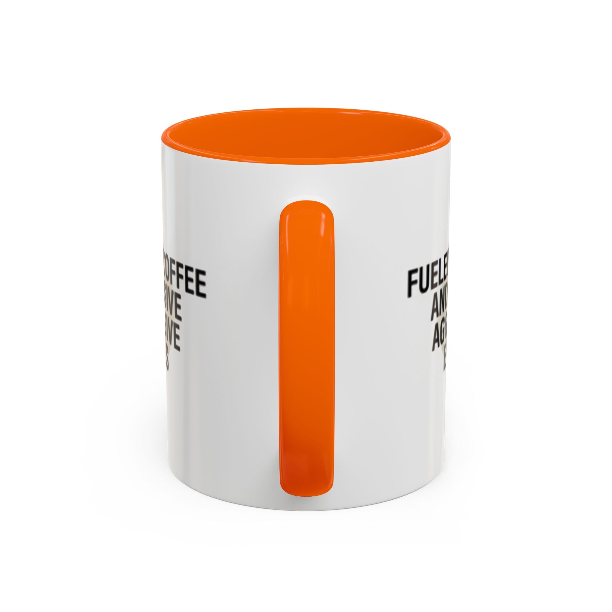 Fueled by Coffee and Passive Aggressive Emails Accent Coffee Mug — 11/15oz
