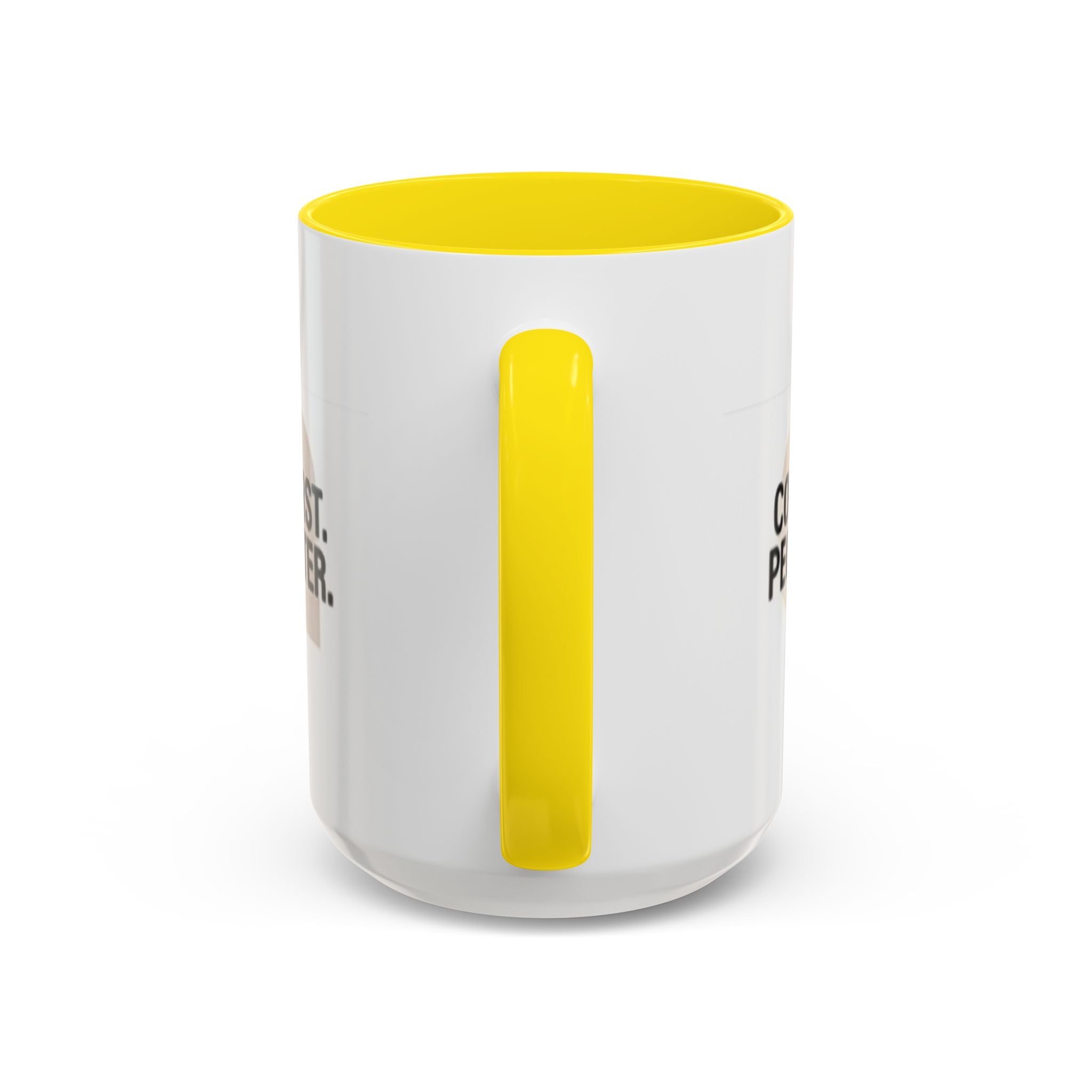 Accent Coffee Mug — "Coffee First. People Later." Ceramic 11/15oz