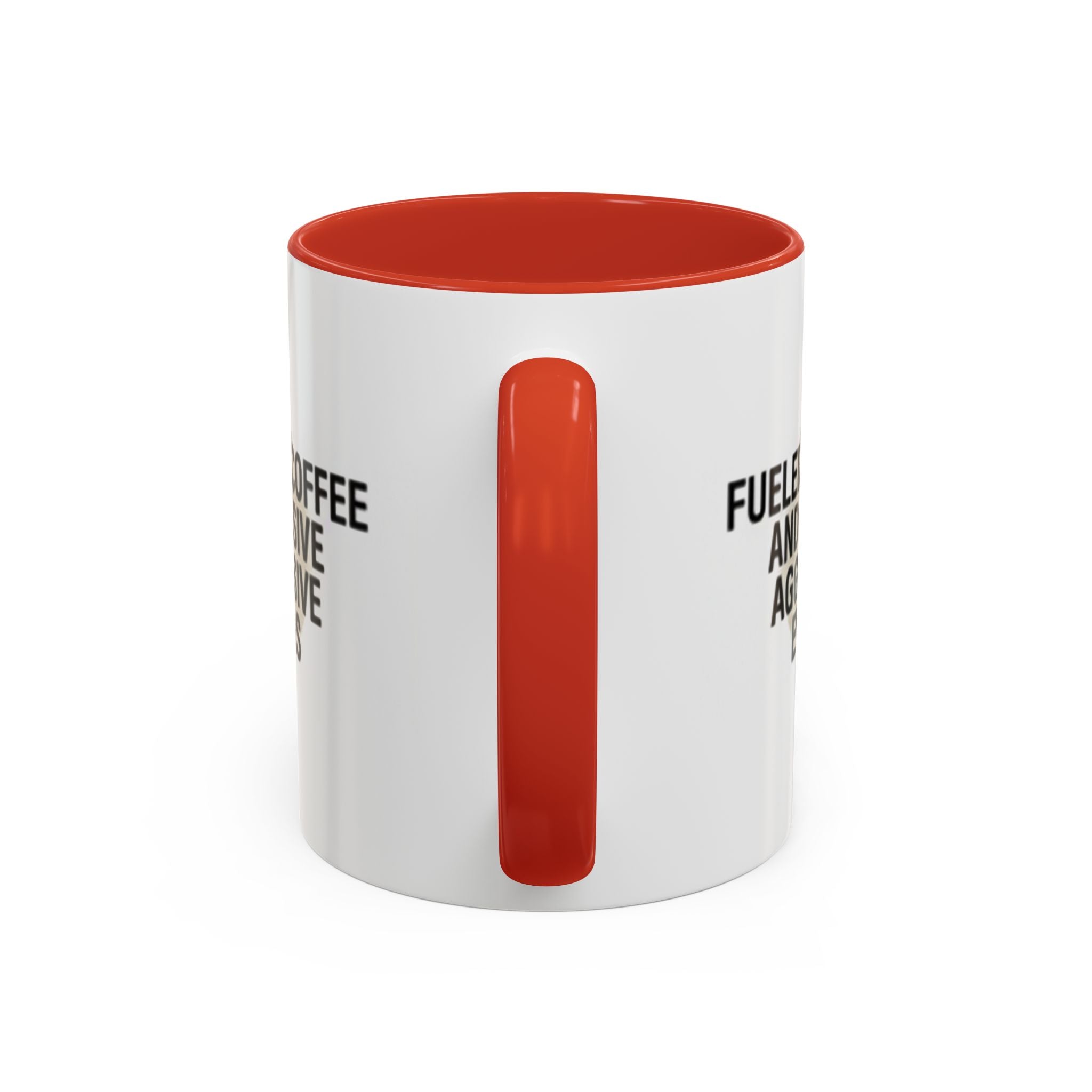 Fueled by Coffee and Passive Aggressive Emails Accent Coffee Mug — 11/15oz