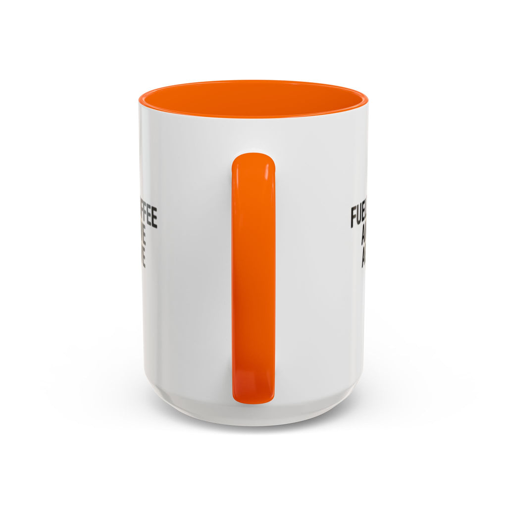 Fueled by Coffee and Passive Aggressive Emails Accent Coffee Mug — 11/15oz