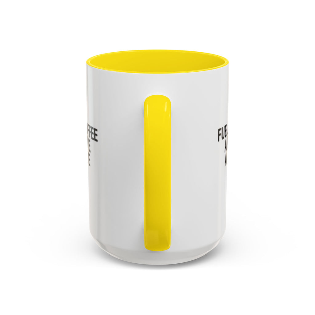 Fueled by Coffee and Passive Aggressive Emails Accent Coffee Mug — 11/15oz