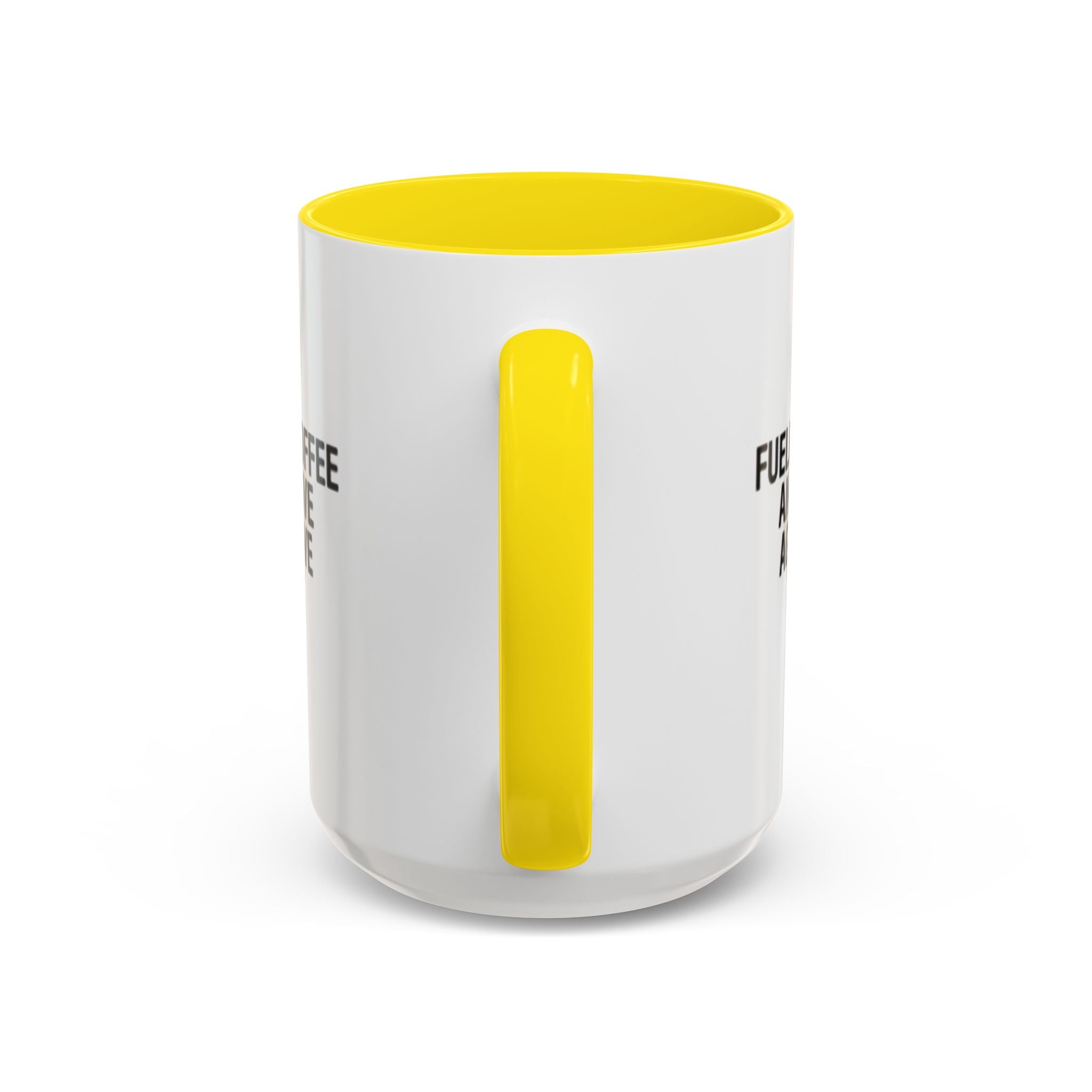 Fueled by Coffee and Passive Aggressive Emails Accent Coffee Mug — 11/15oz