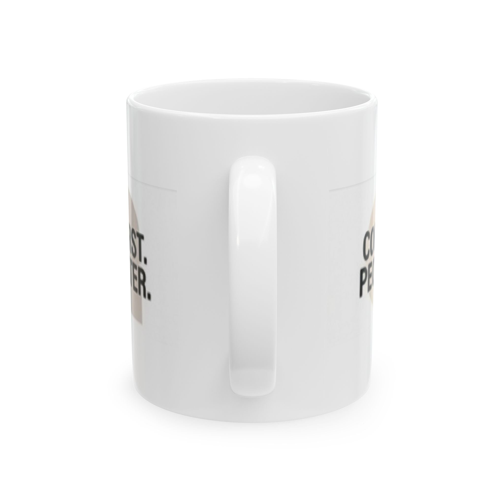 Ceramic Mug — "Coffee First. People Later." Funny Morning Coffee Mug (11oz & 15oz)