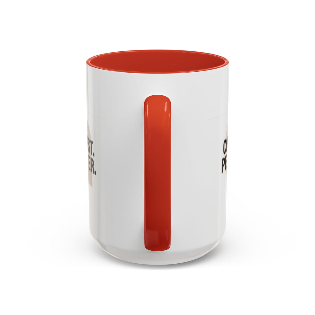 Accent Coffee Mug — "Coffee First. People Later." Ceramic 11/15oz